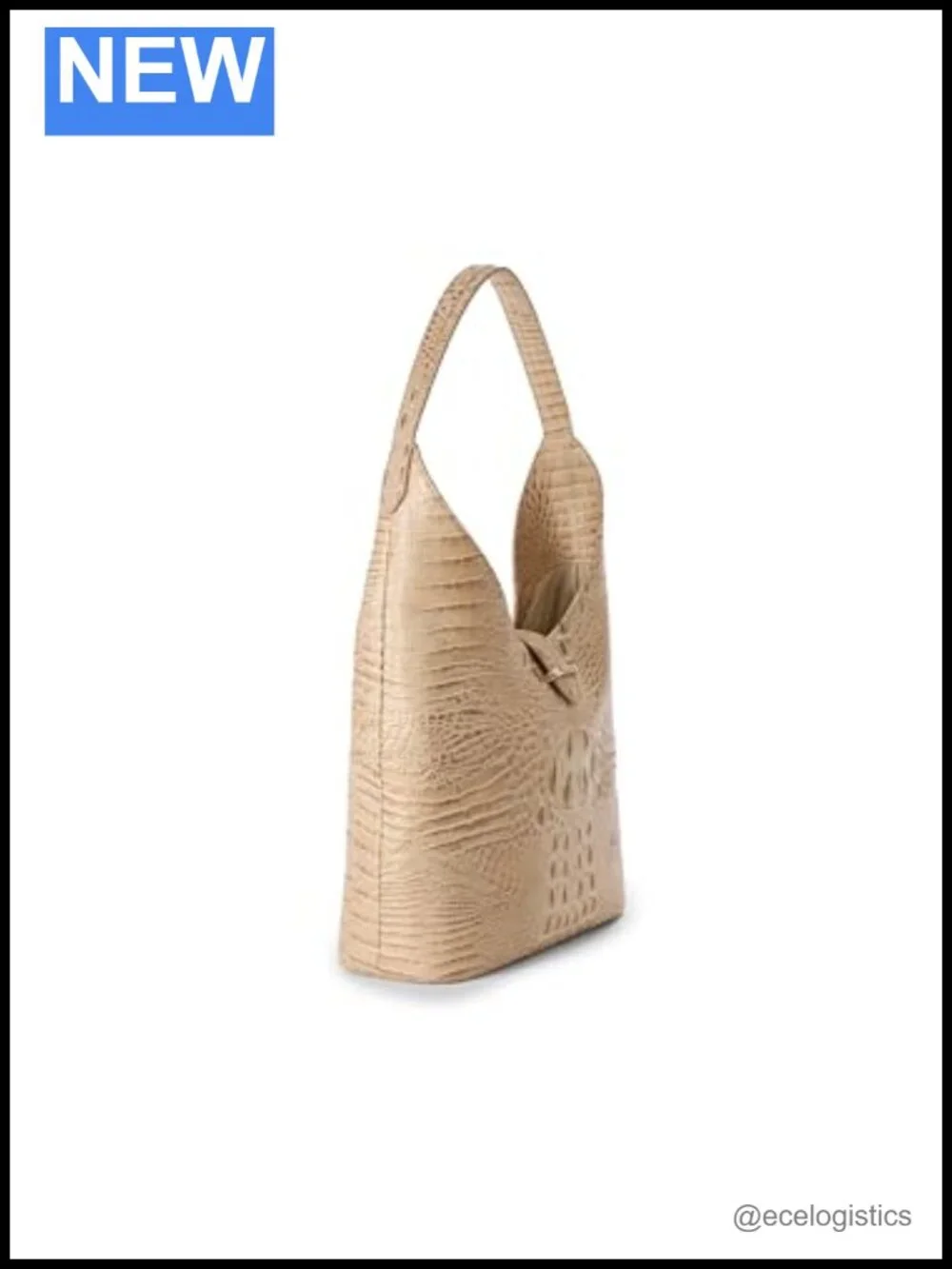 Leather Hobo Crossbody Bag with Hidden Magnet Closure Adjustable Strap